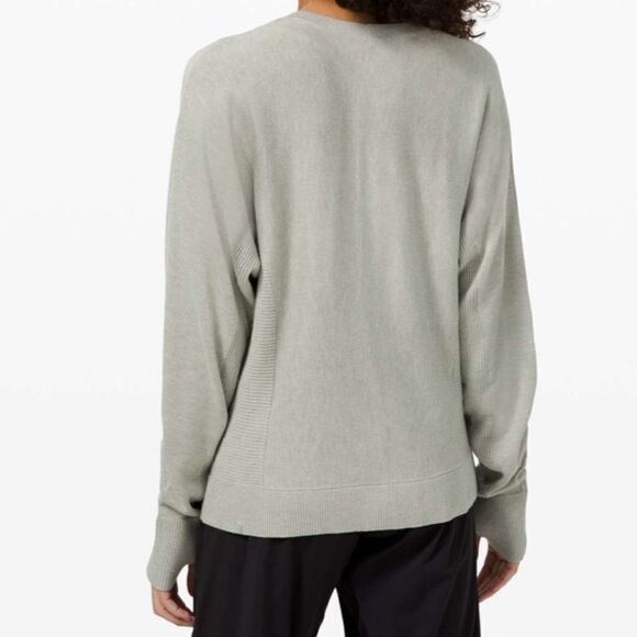 Lululemon Cashlu Knit Pullover Sweater Fern Green 2/4 - Picture 4 of 9